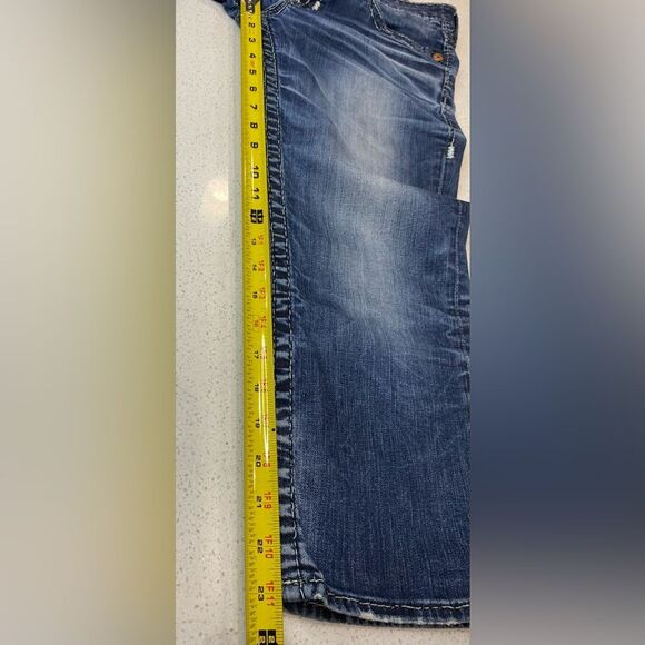 •	Big Star Liv Capri Jeans Women’s 30x23 Blue Stretch Denim EUC - Picture 10 of 15